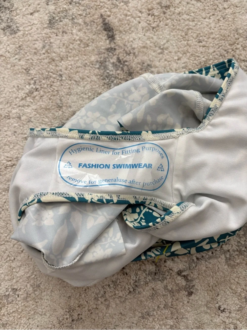 Albion teal floral